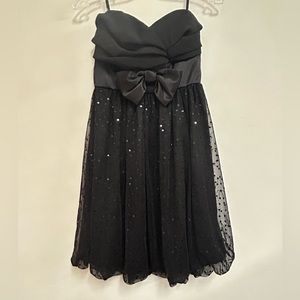 Sparkly Strapless Party Dress